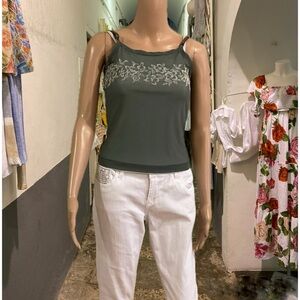 Vintage Layered Cami Two Piece Top Set NWT